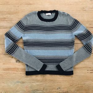 A.L.C. Pullover Striped Crew Neck Sweater S